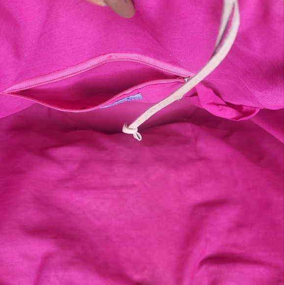 Sun N Sand Straw Beach Woven Tote Bag Colorful Flowers - Picture 4 of 5